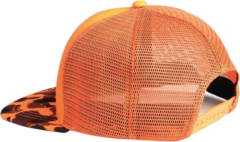 EDTREK Outdoorsman Pro Trucker Breathable Mesh Performance Cap - Flat Brim Snapback Hat - Image 3